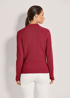 Blazer en maille fine à manches longues thumbnail 4