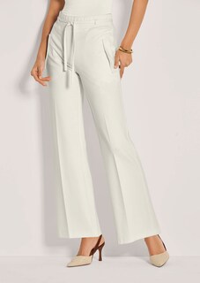 Pull-on trousers with centre creases thumbnail 2