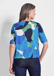 T-shirt imprimé avec encolure bénitier thumbnail 3