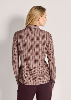 Soepele blouse met geometrisch patroon thumbnail 4
