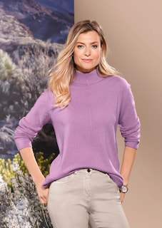 Kuschelweicher Kaschmirpullover mit Kragen thumbnail 7