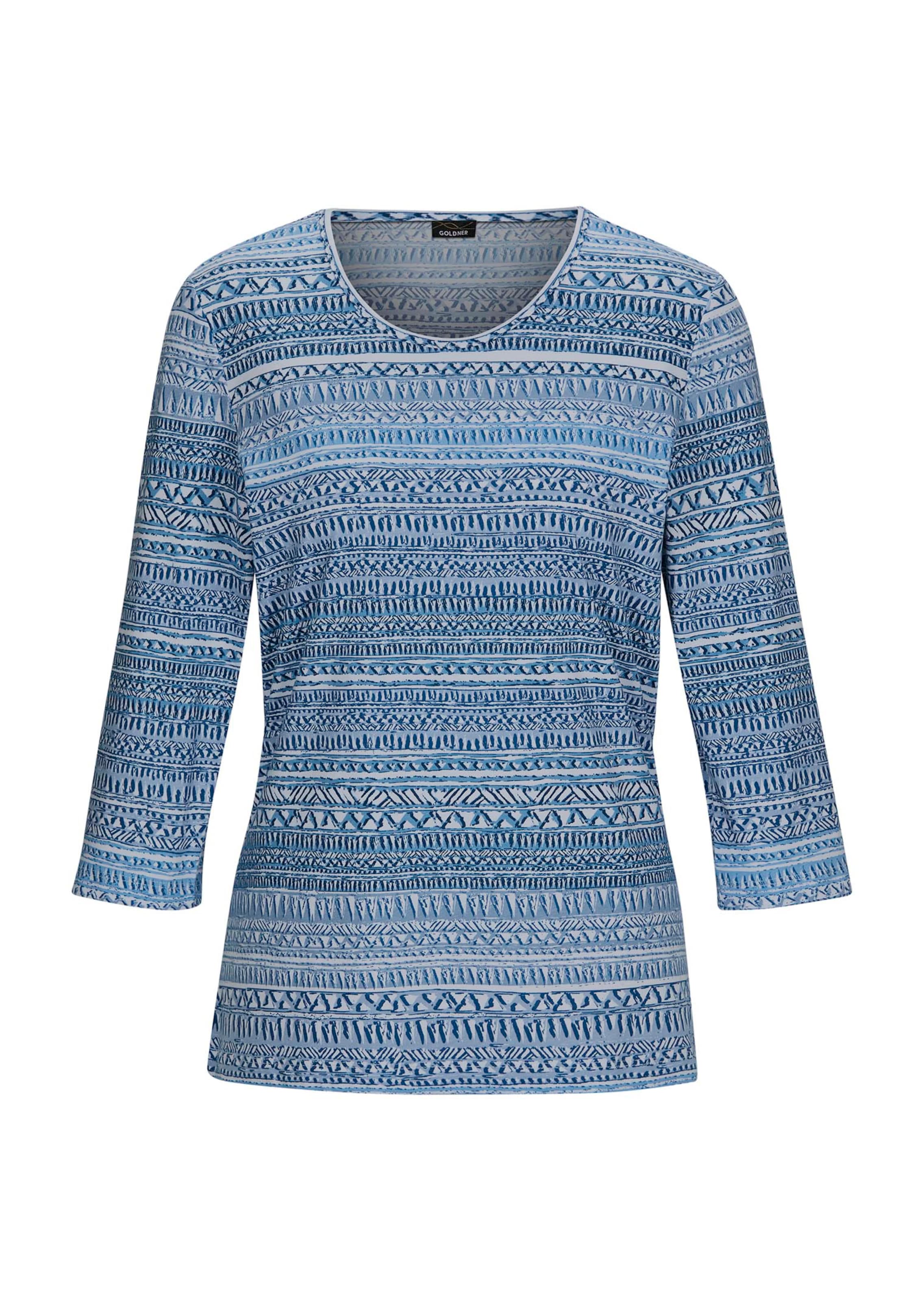 T-shirt en coton à motif graphique aux lignes variées
