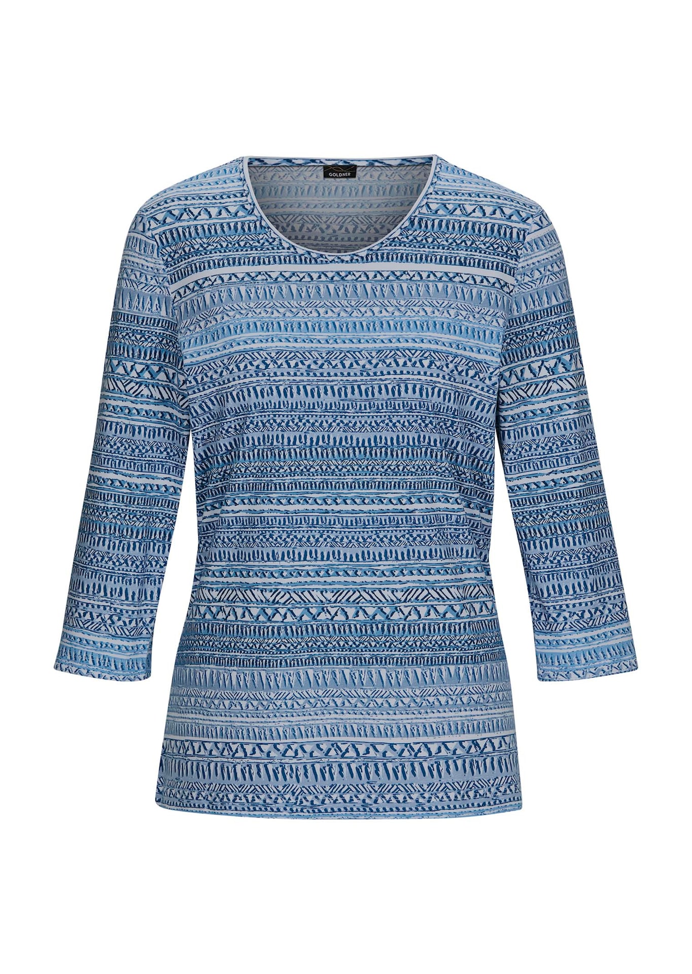 Baumwollshirt mit Minimal-Print