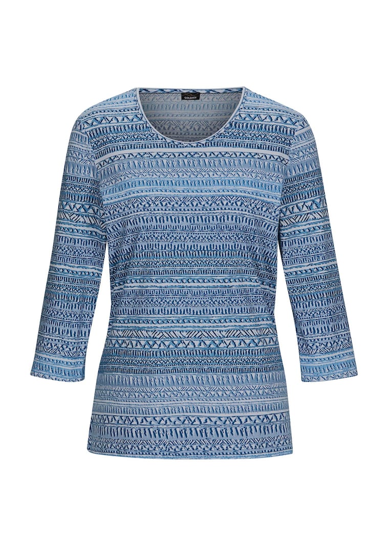 Baumwollshirt mit Minimal-Print