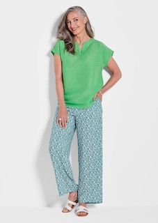 Blouse en coton et lin thumbnail 2