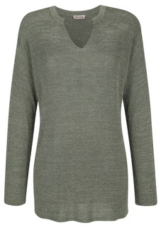V-Pullover mit metallisiertem Garn thumbnail 7