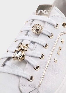 Leder-Sneaker mit Glanz-Details thumbnail 2