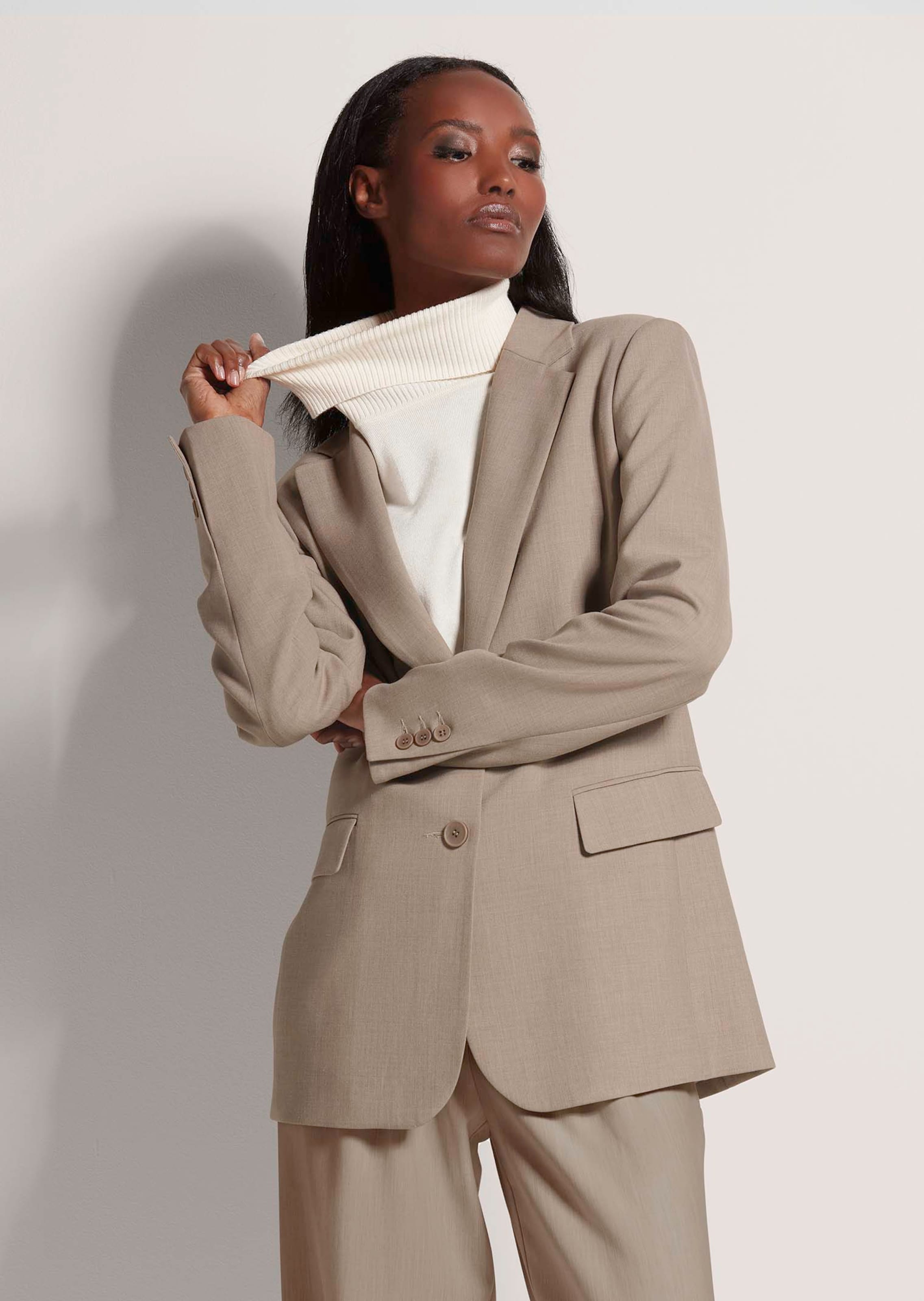 Klassischer, einreihiger Blazer