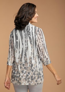 Pflegeleichte Druckbluse im Muster-Mix thumbnail 3