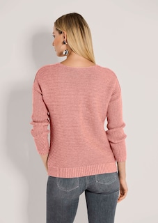 Long-sleeved jumper with a V-neck thumbnail 4