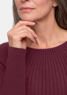 Strickpullover mit Baumwolle in A-Linie thumbnail 5