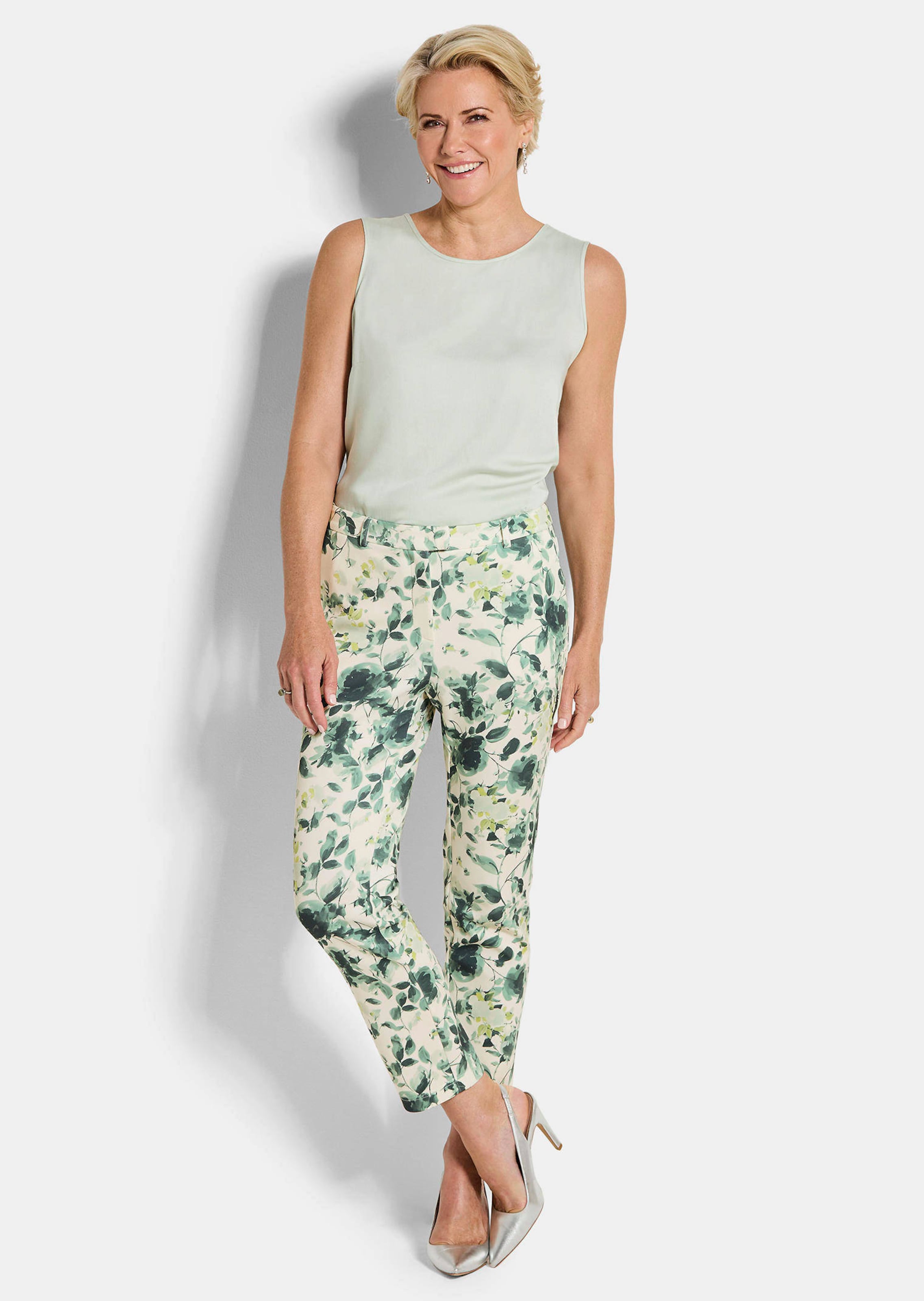 Pantalon ajusté LOUISA en jersey scuba thumbnail 2