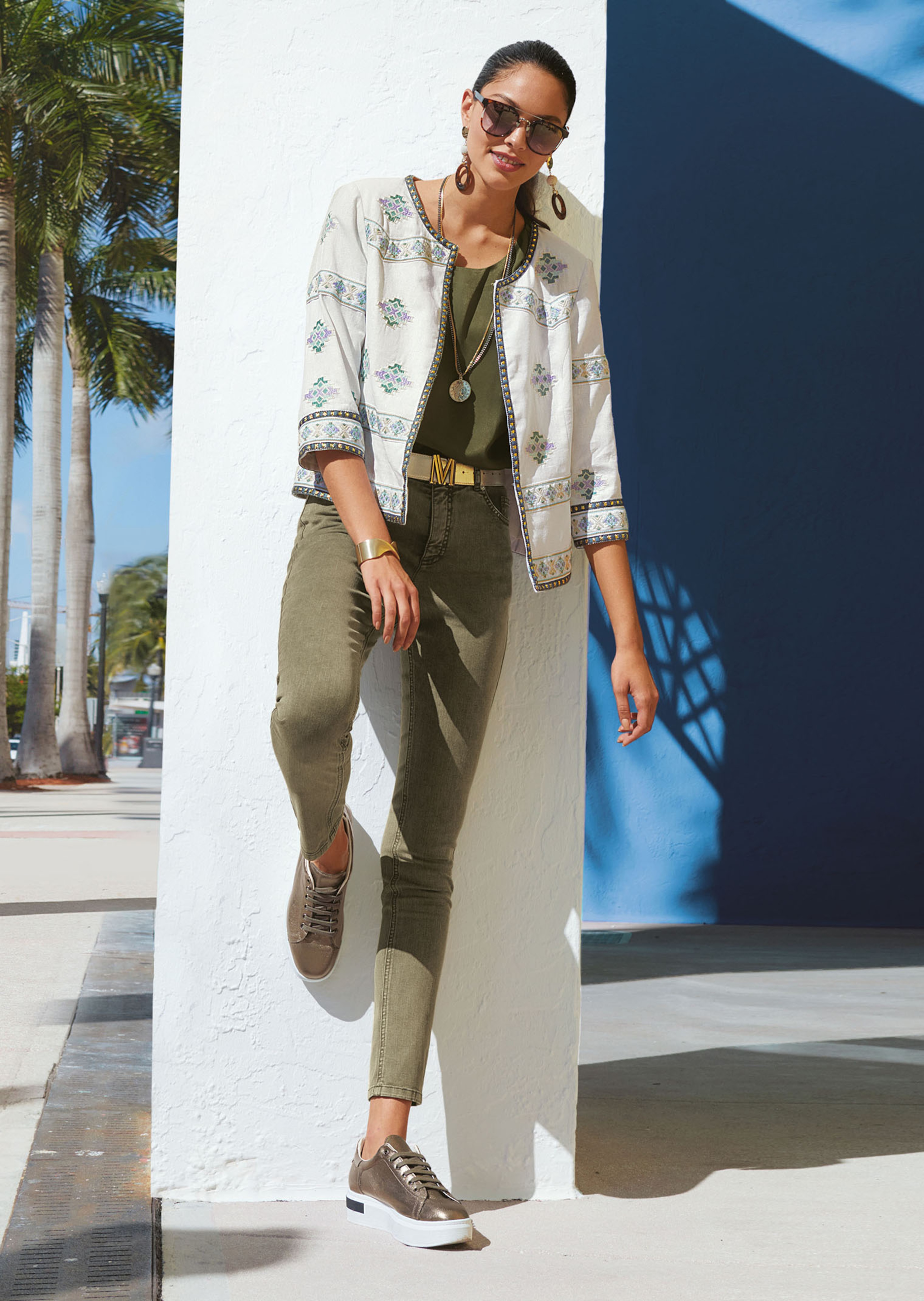 Satinbluse