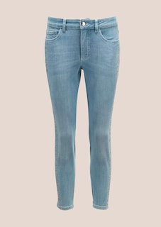 Schlanke 7/8-Jeans mit Glanz-Effekt thumbnail 7