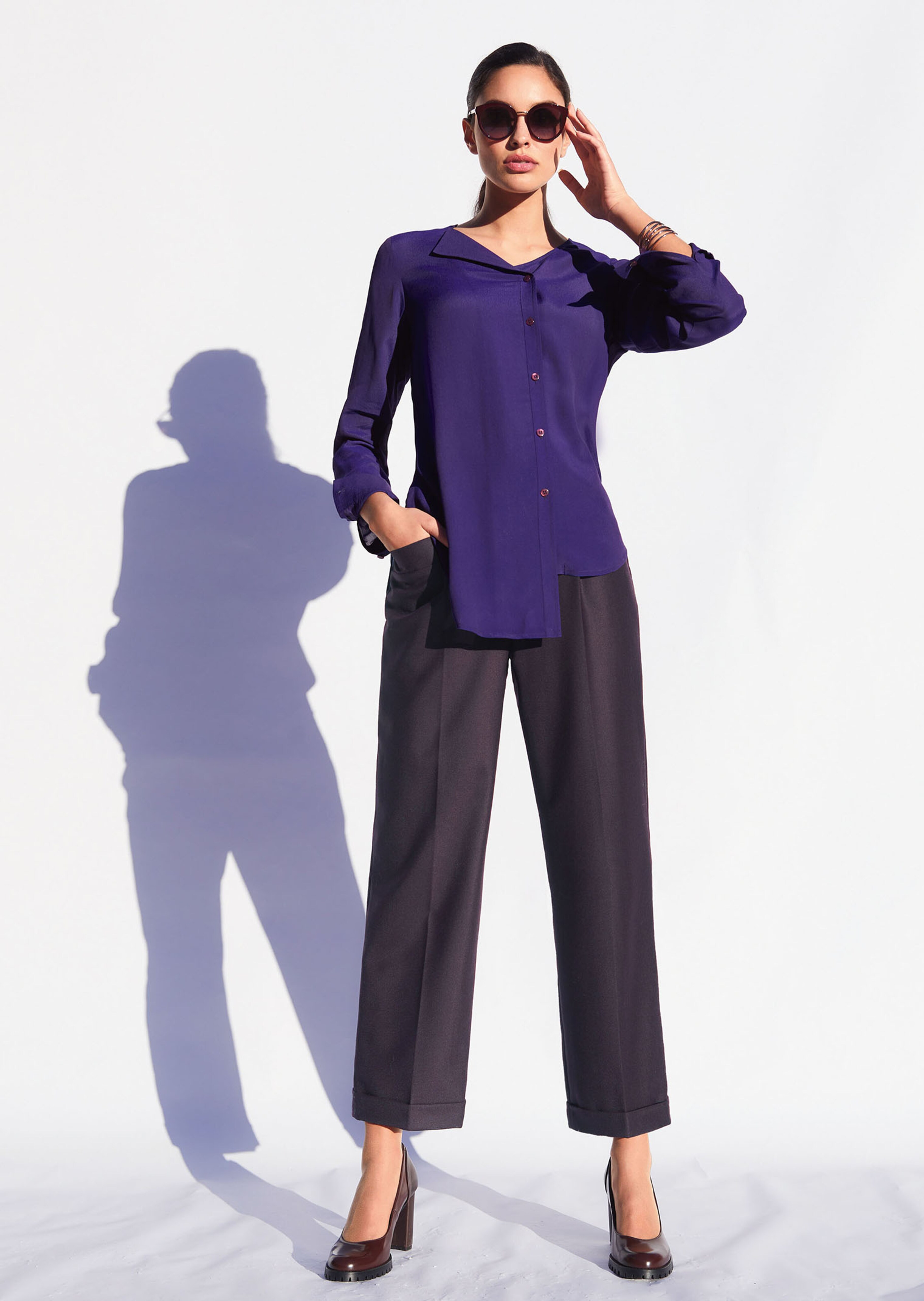 TALBOT RUNHOF X MADELEINE Bluse mit Revers
