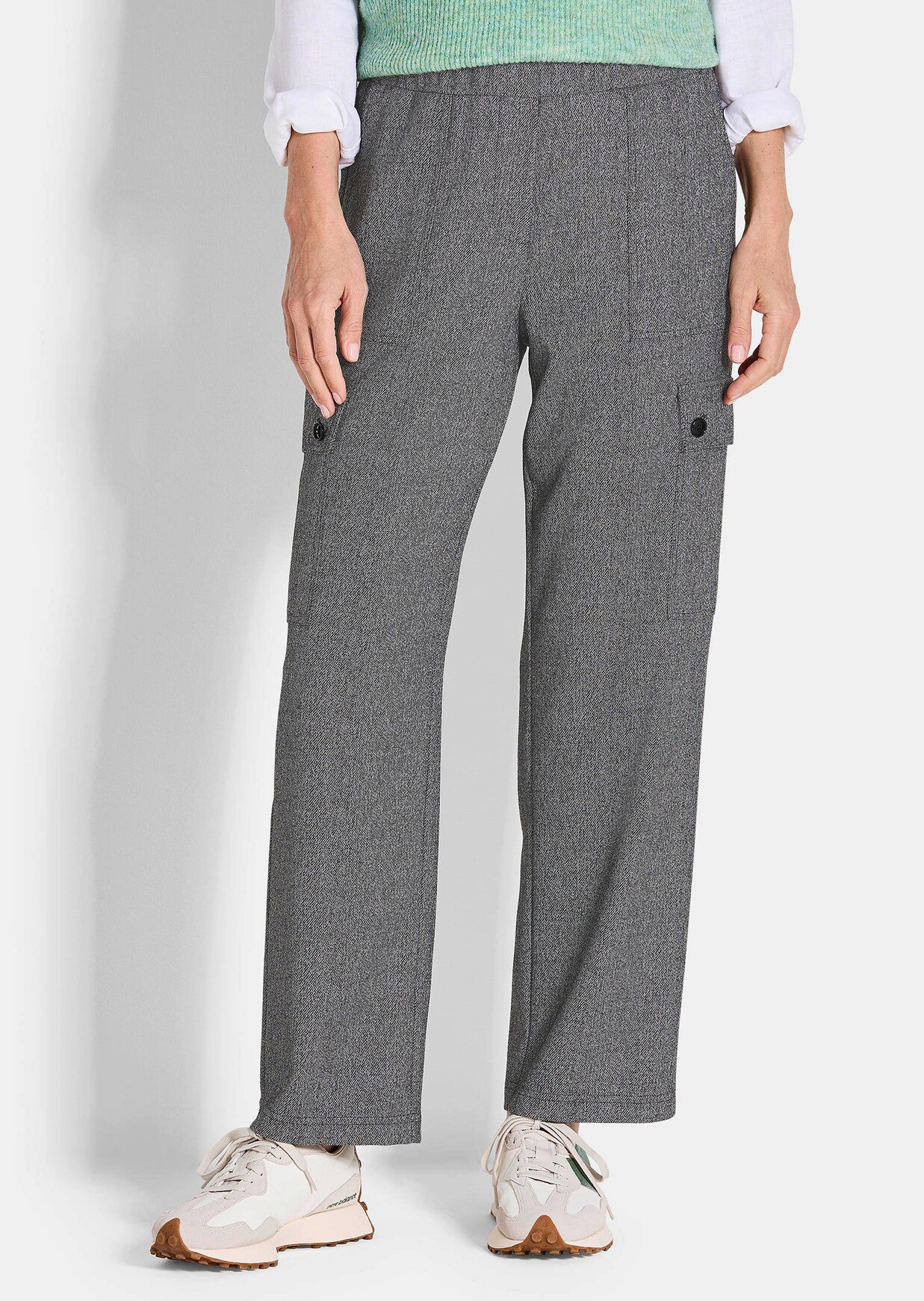 Cargohose VERA aus Viskose-Jersey