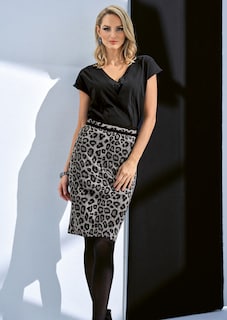 Ärmelloses Shirt mit Strass-Steinen thumbnail 1