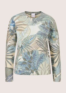 Jumper with botanical print thumbnail 7