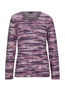 T-shirt en viscose au motif rayé dynamique thumbnail 6