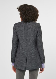 Langer Tweed-Blazer thumbnail 4