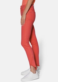 Schlanke Jeans mit Fransensaum thumbnail 5