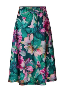 Satinrock mit Blumenmuster thumbnail 6