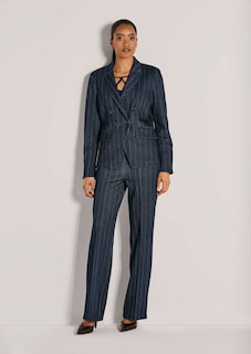 Zweireihiger Blazer in edlem Muster-Mix thumbnail 3