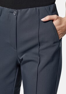 Schlanke Stretch-Hose mit Biesen thumbnail 6