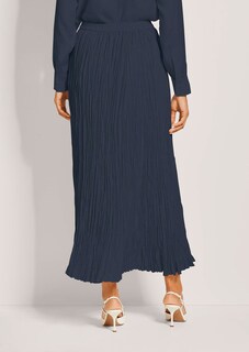 Crinkle-pleated midi skirt thumbnail 4