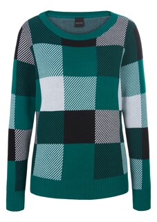 Jacquardpullover aus reiner Baumwolle thumbnail 2