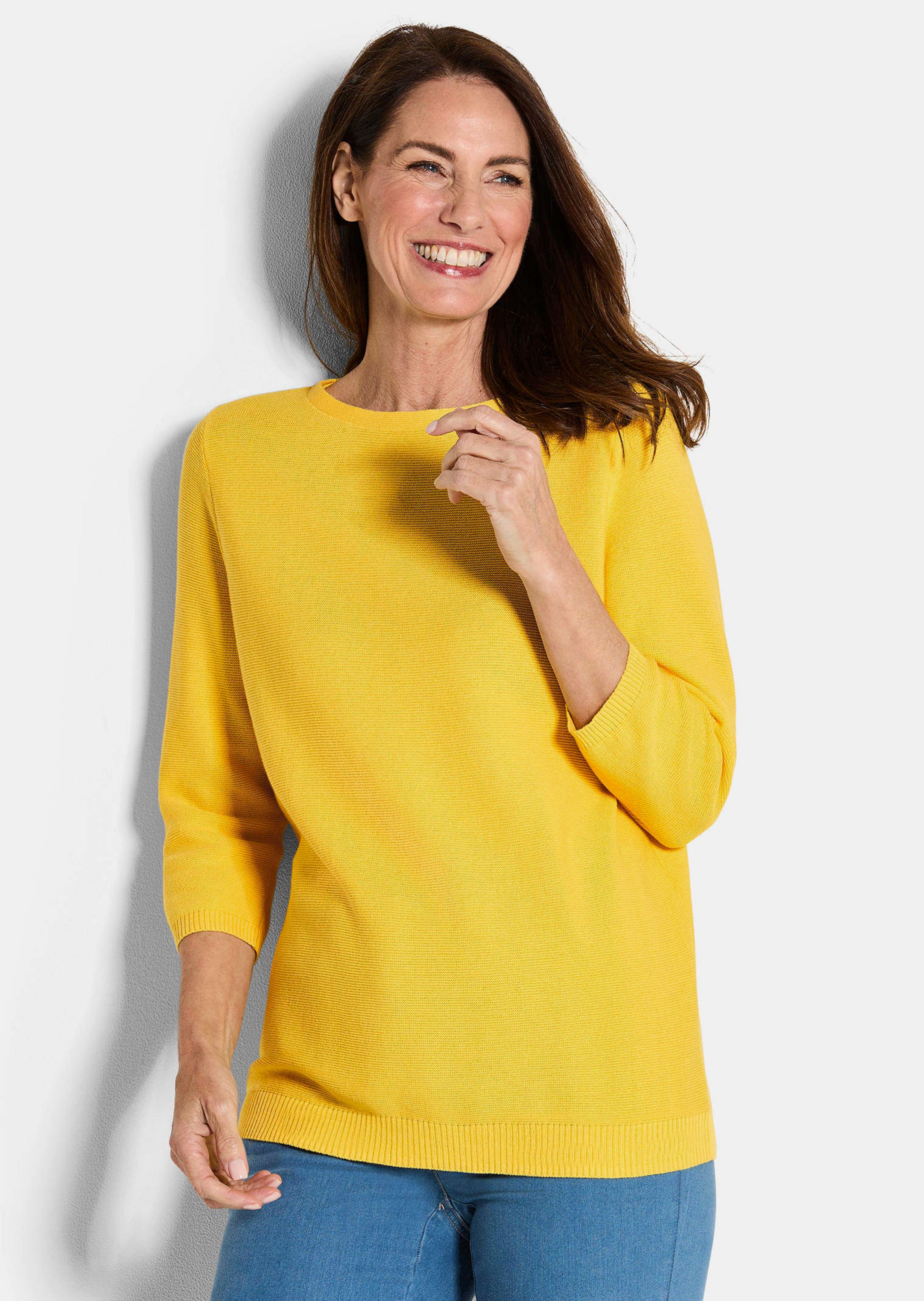 Tricot pullover van puur katoen