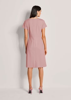 Robe fourreau avec encolure bateau et manches courtes thumbnail 4