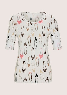 Kurzarm-Shirt mit Schuhmotiven thumbnail 7