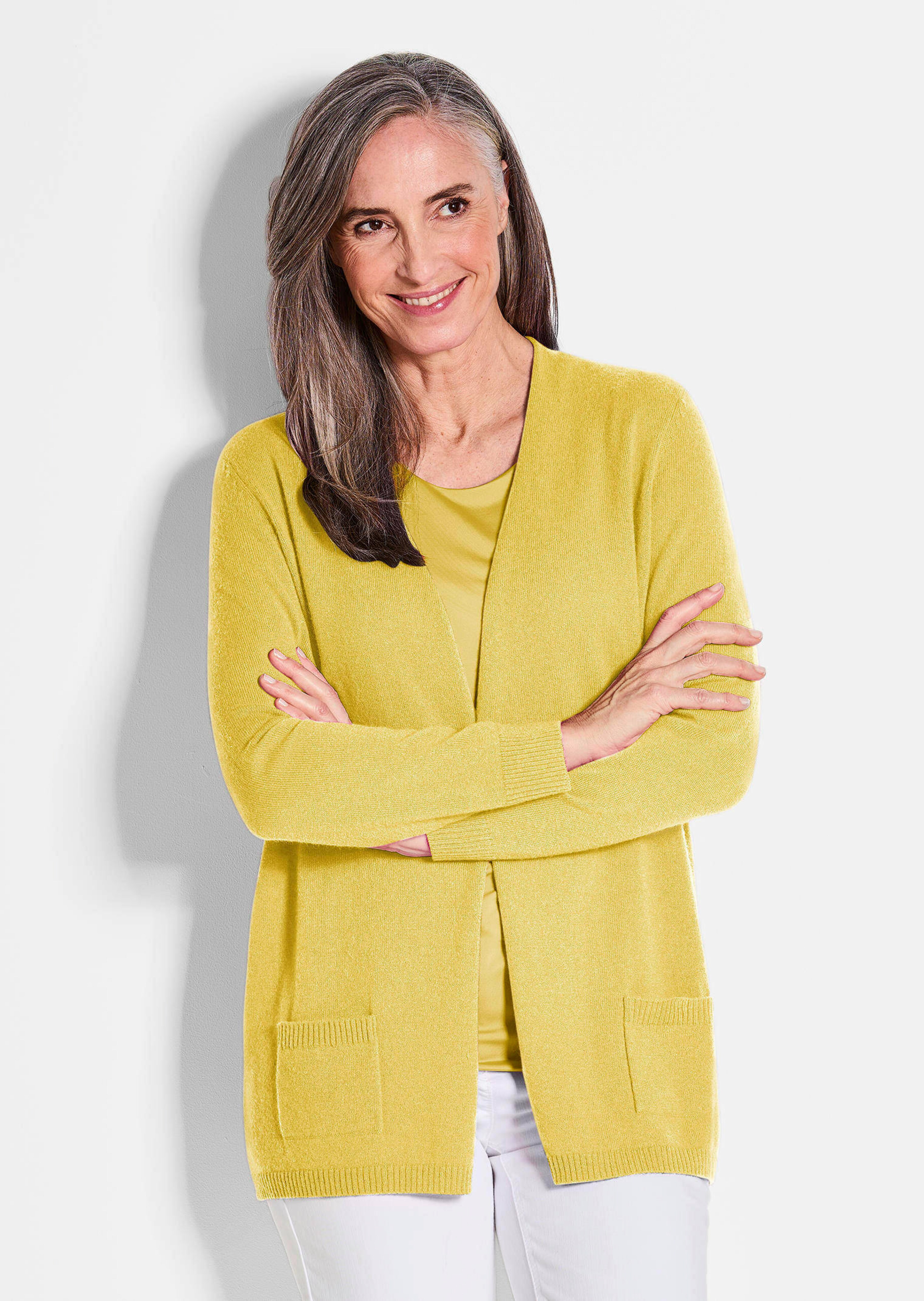 Kuschelweiche Kaschmir-Strickjacke