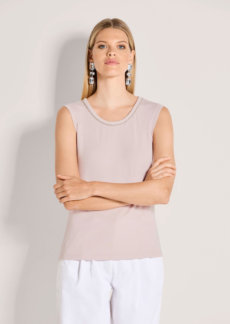 Basic-Top mit Strass