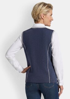 Tijdloos tricot vest met merinoscheerwol thumbnail 3