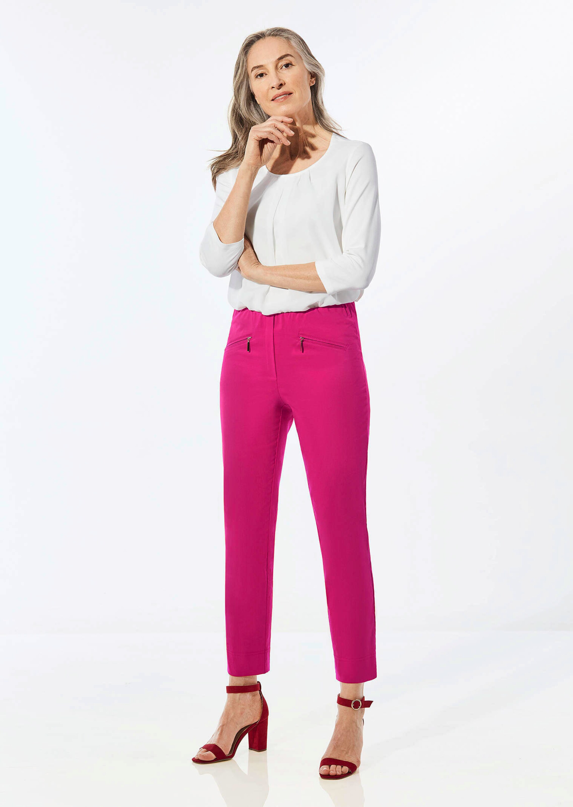 Pantalon 7/8 en bengaline LOUISA thumbnail 2