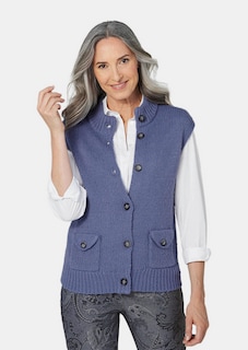 Gilet en tricot à poches plaquées thumbnail 1