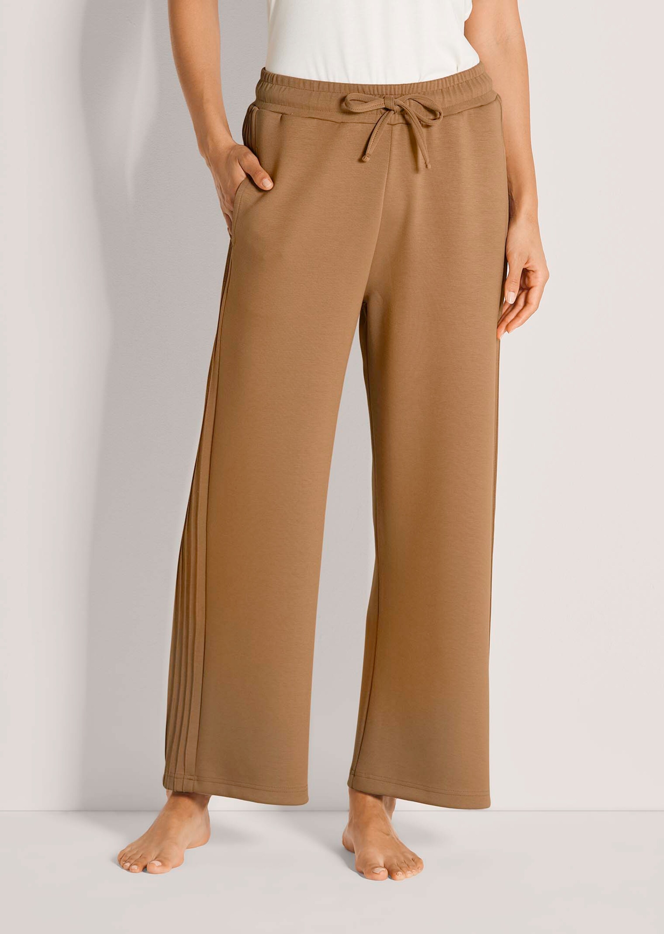 Weite Freizeithose mit Biesen