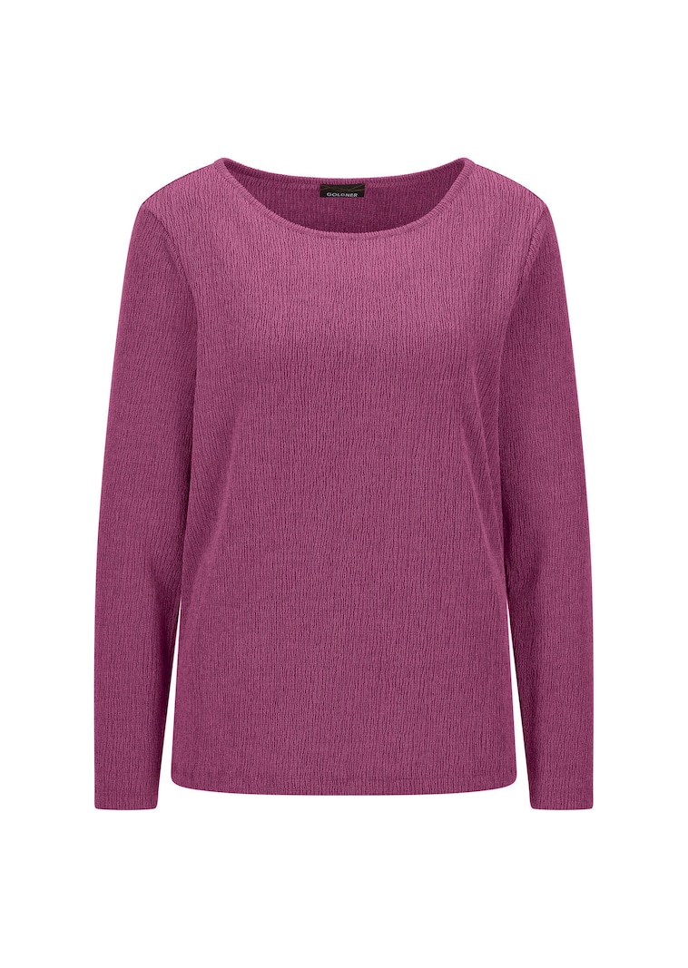 T-shirt en jersey élégant, façon crêpe