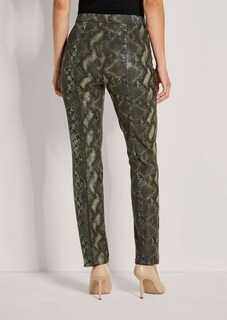 Glanzvolle Hose mit Snake-Print thumbnail 4