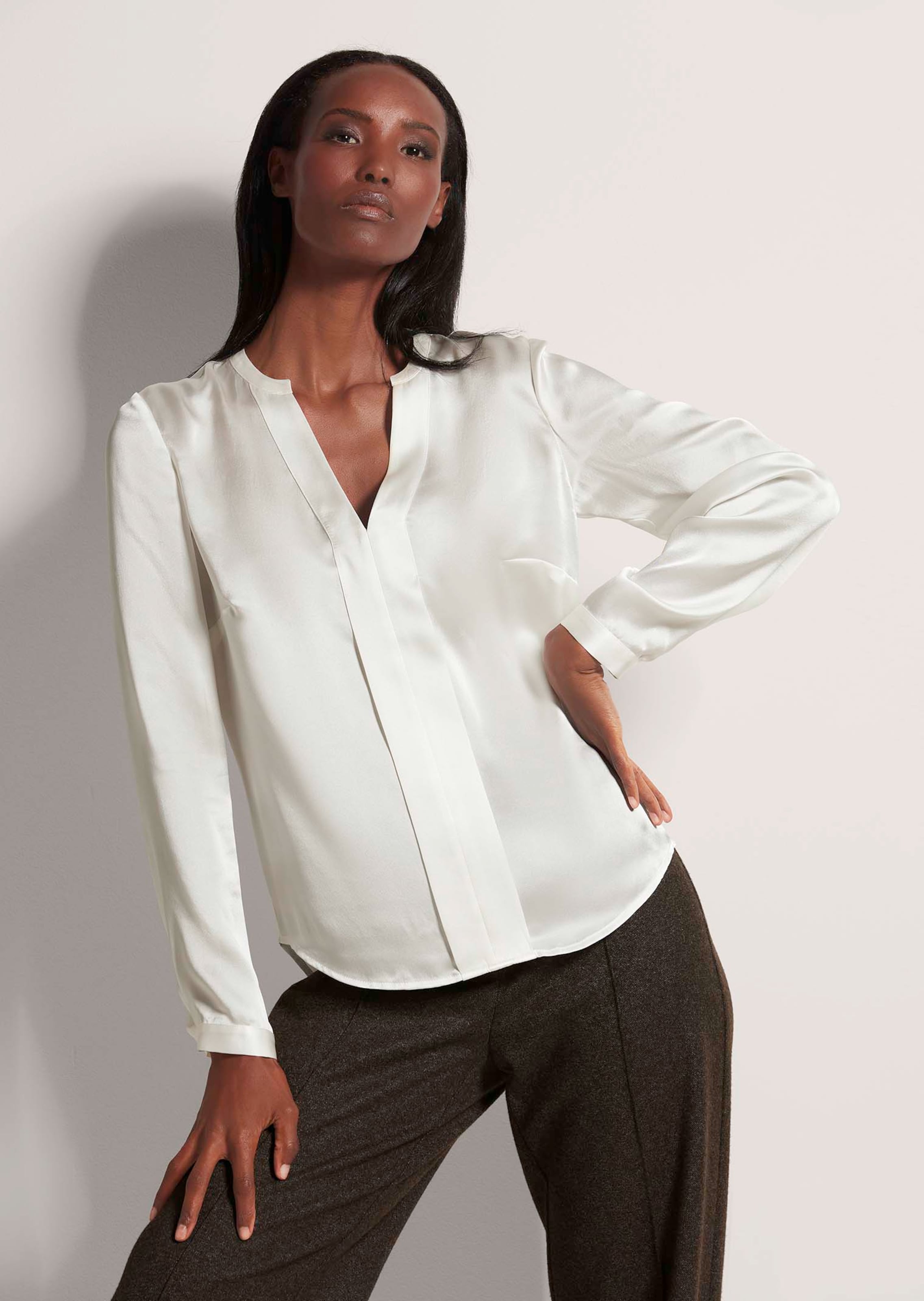 Zijden blouse