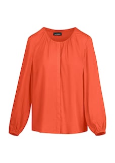 Satinbluse mit verdeckter Knopfleiste thumbnail 6