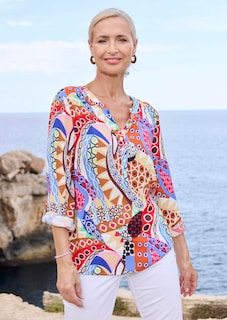 Blouse avec imprimé inédit thumbnail 7