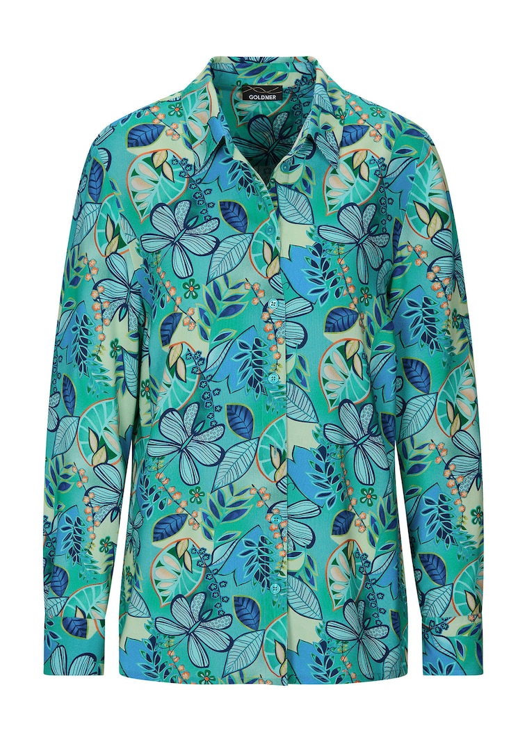Legere Bluse mit Hemdkragen