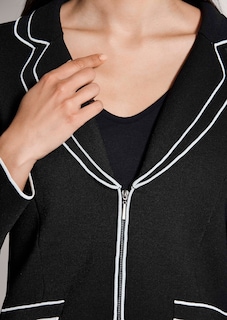 Elégant blazer en maille thumbnail 6