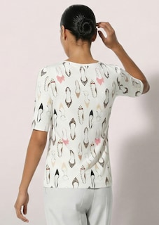 Kurzarm-Shirt mit Schuhmotiven thumbnail 4