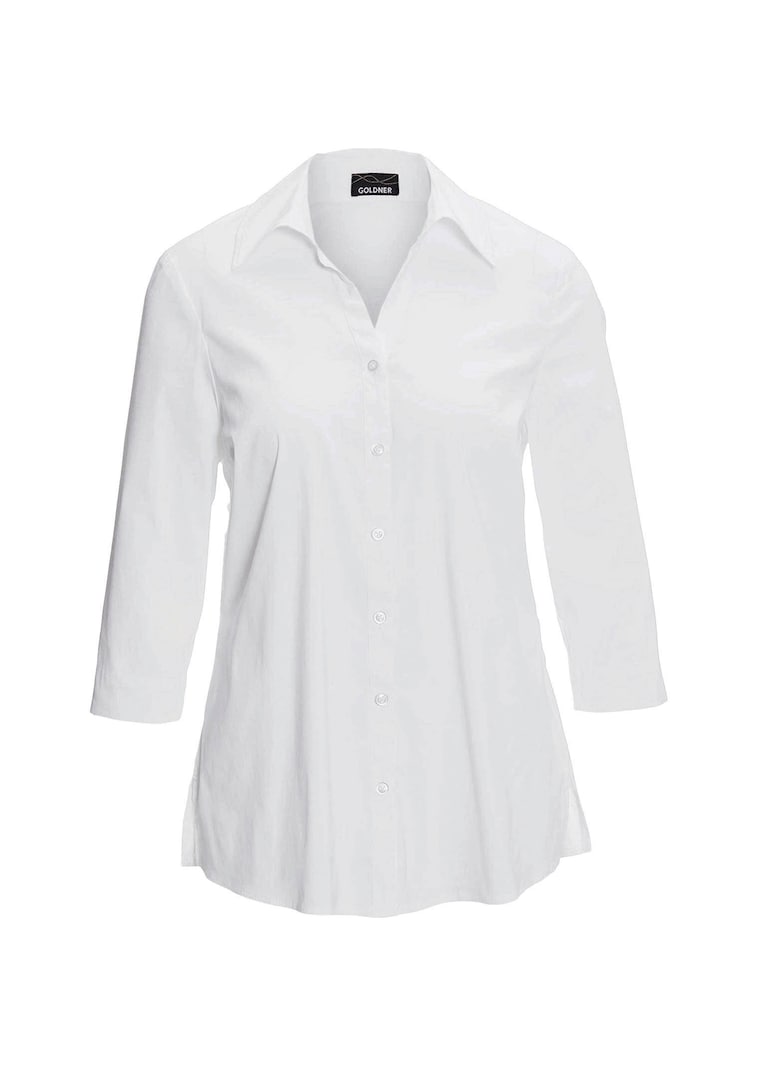 Stretchbequeme Bluse mit Baumwolle