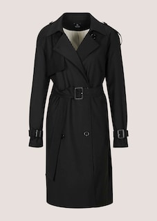 Trenchcoat mit einseitigem Kollar thumbnail 7
