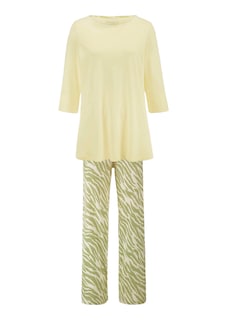 Pyjama mit dezentem Animal Print thumbnail 4